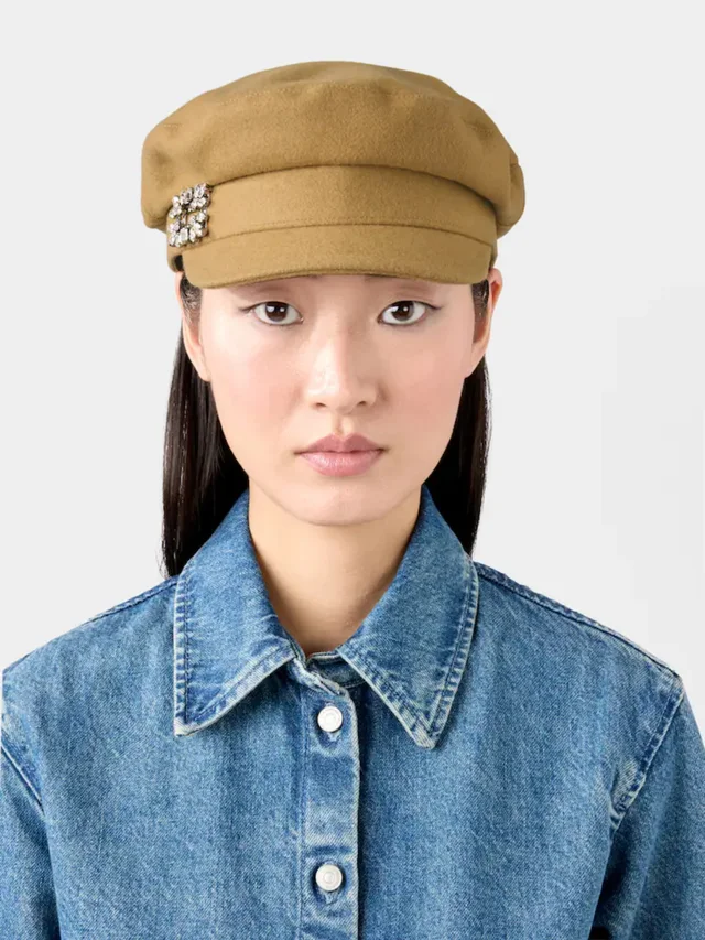 Roger Vivier Broche Embellished Sailor Hat, photo 4 of 7 from SENSER
