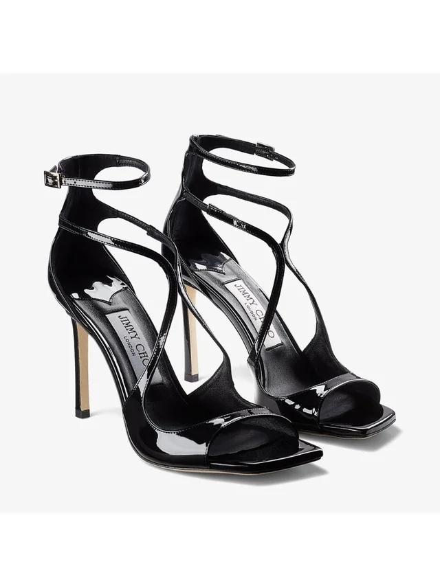 Jimmy Choo Square-toe high-heeled sandals, photo 2 of 3 from SENSER