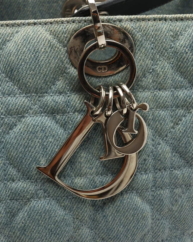 Cannage Lady Dior Bag in Denim from A Retro Tale, photo 7 of 11