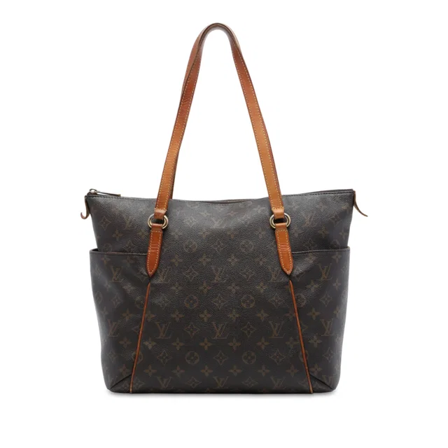 Brown Louis Vuitton Monogram Totally MM Tote Bag in Brown Coated canvas from Designer Revival