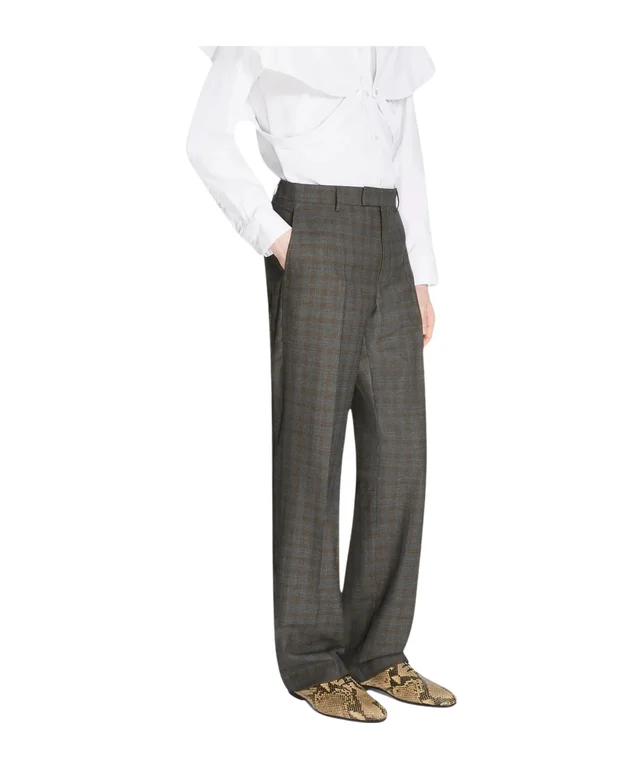 Dries Van Noten long straight-leg wool pants, photo 2 of 3 from SENSER