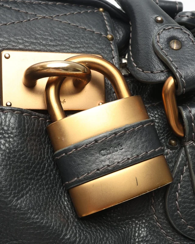 Chloé Medium Paddington Bag in Caviar leather from A Retro Tale, photo 12 of 13