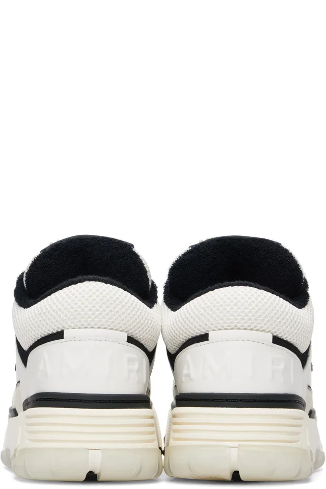 AMIRI White & Black MA-1 Sneakers, photo 2 of 5 from SSENSE