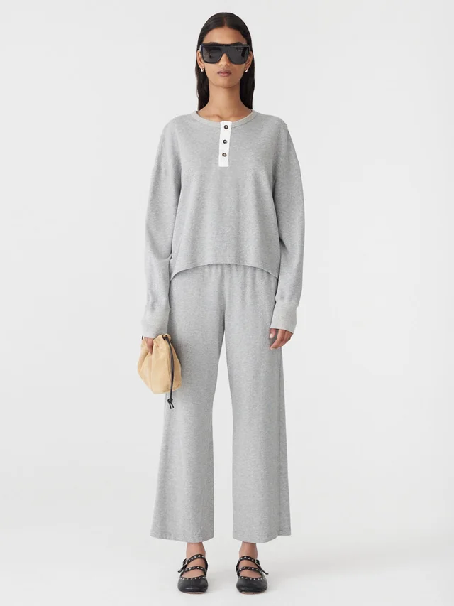 Bassike French Terry Long Sleeve Polo from bassike, photo 1 of 1