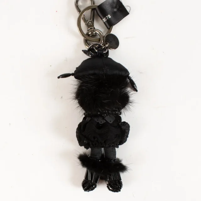 Prada Fur Bag Charm in Black from Labellov, photo 3 of 3