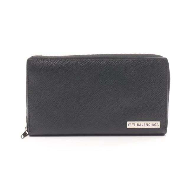 Balenciaga Leather Long Wallet in Leather from LuxUness