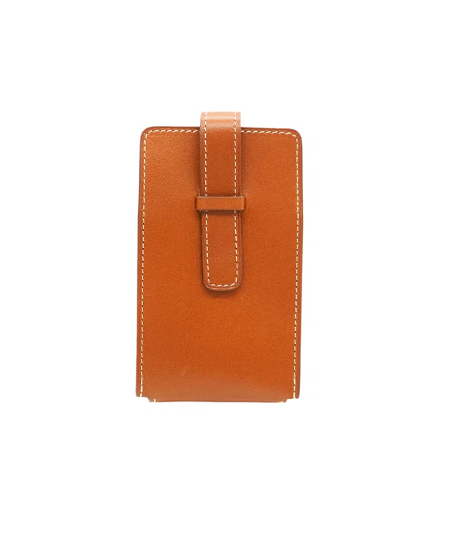 Hermès Gold Belted Holder in Gold Leather from Luxury Promise
