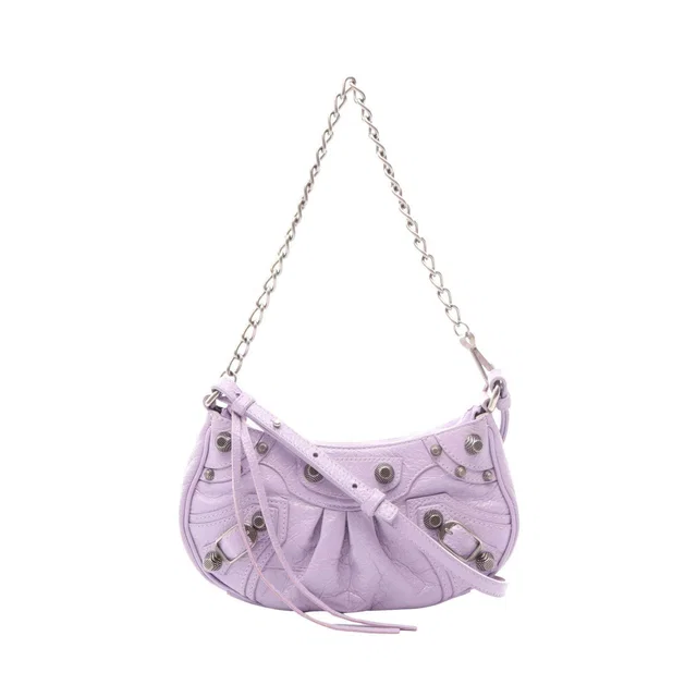 Balenciaga LE CAGOLE MINI BB leather 2way handbag in Leather from LuxUness