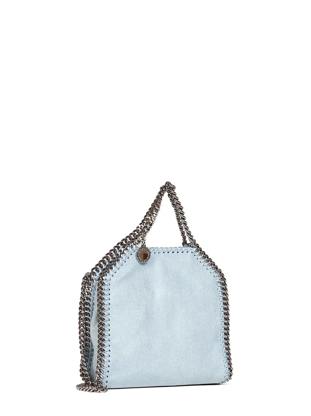 Stella McCartney Falabella Tiny Tote Bag — Blue Polyester in Blue from HEWI, photo 2 of 2