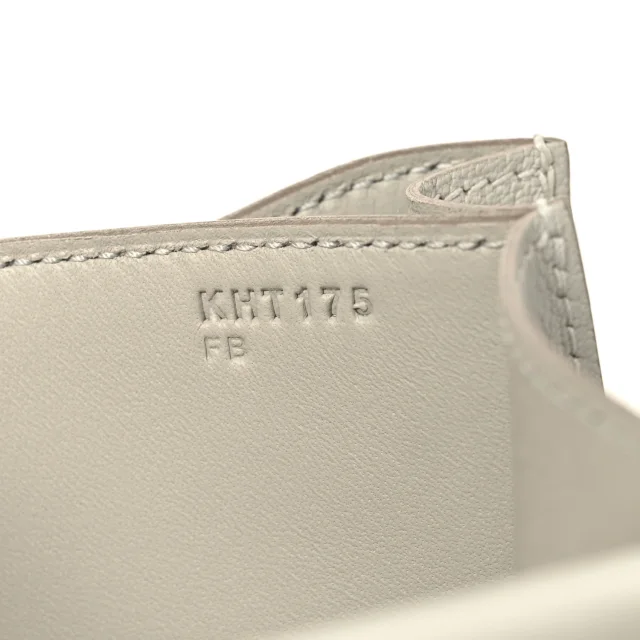 Hermès Chevre Mysore Constance 18 Gris Perle in Grey Goatskin from FASHIONPHILE, photo 7 of 10