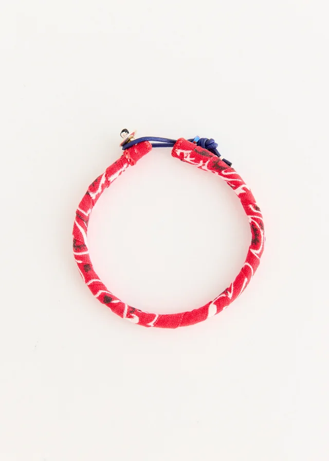 Mikia Bandana Bracelet in Red from Incu, photo 1 of 1