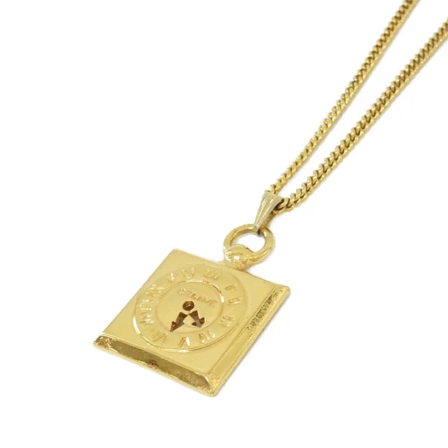 [vintage] CELINE Necklace in GOLD 長さ: 40cm トップ 横x縦: 2.5cmx2.5cm from KOMEHYO