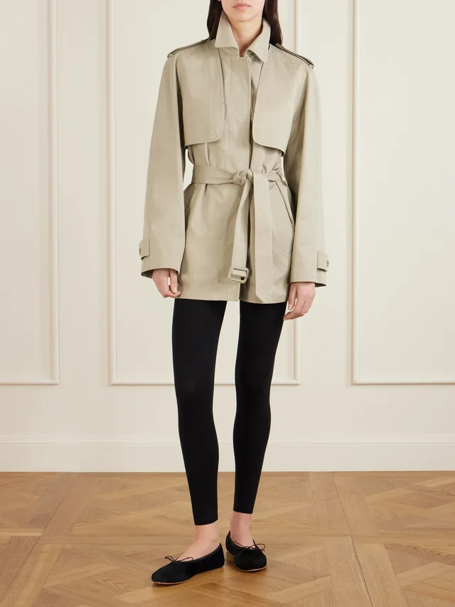 THE ROW Tavoris belted brushed cotton-gabardine jacket, photo 2 of 2 from NET-A-PORTER (Canada)