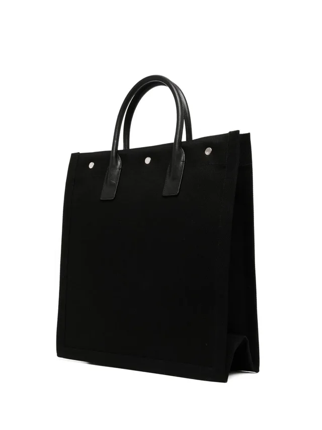 Saint Laurent Tote Bag — Black Textile in Black Canvas from HEWI, photo 2 of 2