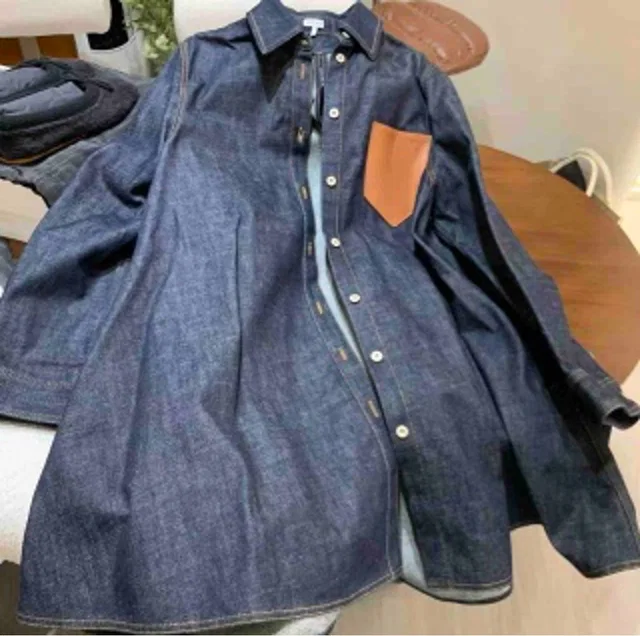 Loewe denim shirt jacket in Denim from Luxury Promise
