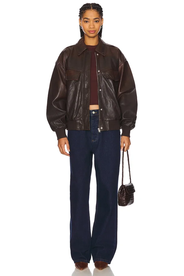 LAMARQUE Trevanna Jacket in Rub Off Brow, photo 5 of 5 from REVOLVE (Canada)