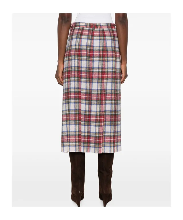 Mm6 Maison Margiela Pleated Long Skirt, photo 4 of 5 from SENSER