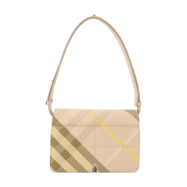 Burberry Shoulder Bag — Beige Synthetic in Beige from HEWI