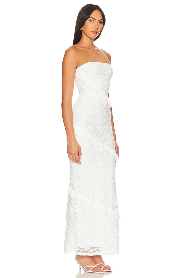 MORE TO COME Xandra Maxi Dress in Ivory, photo 2 of 3 from REVOLVE (Canada)