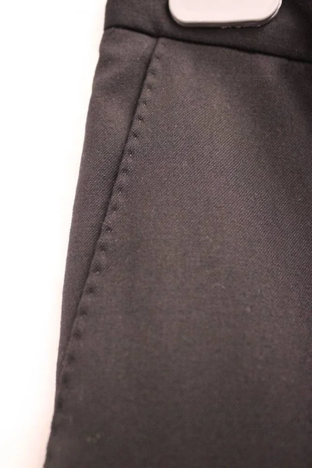 Burberry Trousers Black Size: XS in Black Wool from Oxfam Online Shop, photo 2 of 2
