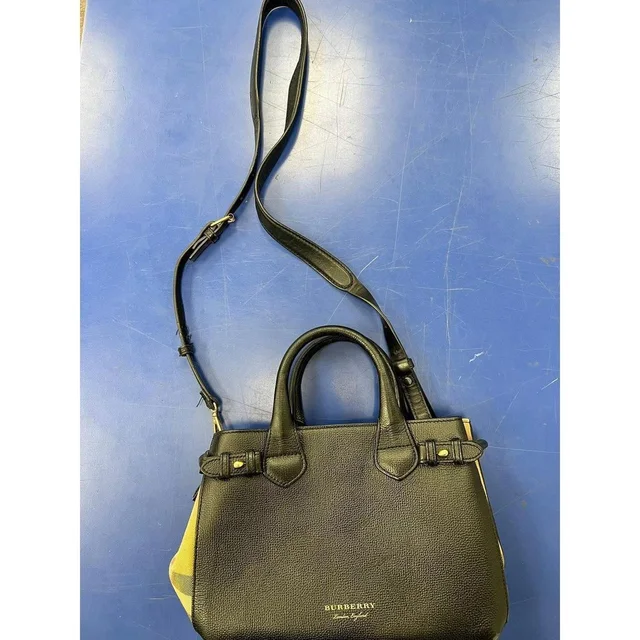 Burberry Women's Tote bags - Black/Tan in black|neutral|brown from Depop, photo 1 of 1