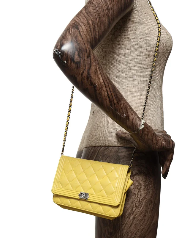 Chanel Boy Wallet On Chain Bag in Leather from A Retro Tale, photo 11 of 11
