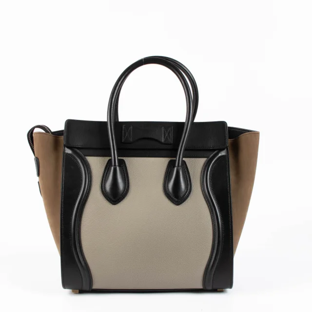 Celine Tri-Color Micro Luggage Bag in Calfskin from Labellov, photo 5 of 6