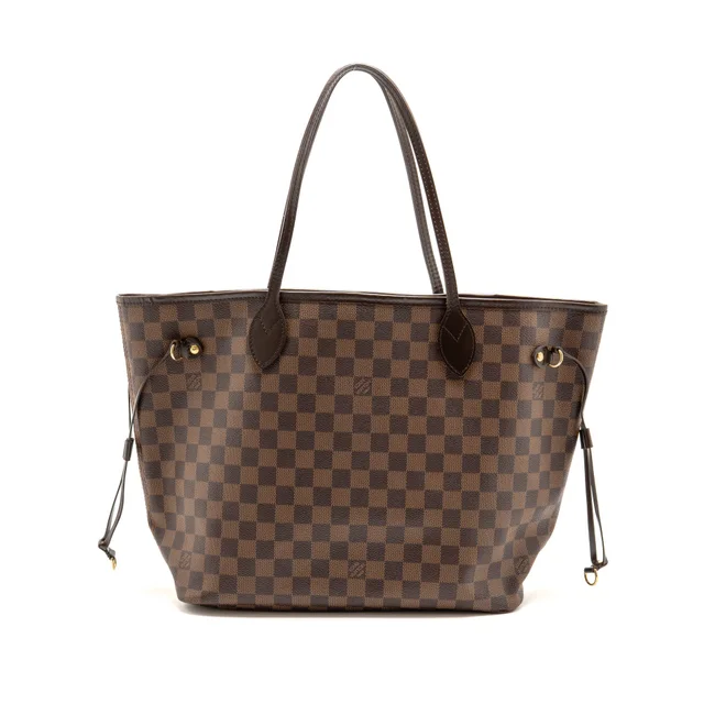Louis Vuitton Neverfull MM Damier Ebene Canvas GHW in Brown Canvas from EMIER