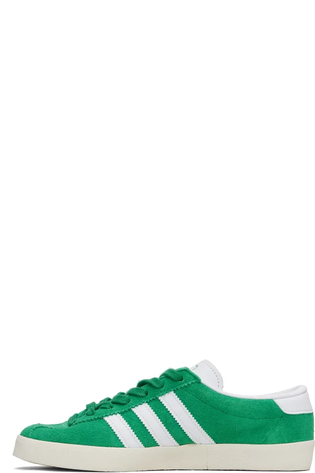 Sporty & Rich Green adidas Originals Edition Blanc Sneakers, photo 3 of 5 from SSENSE