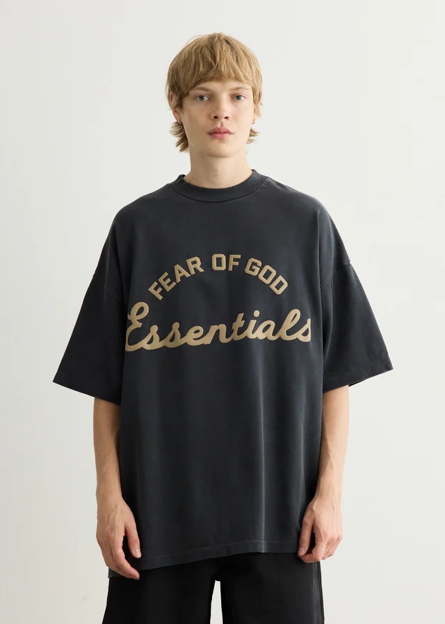 Fear of God Essentials Training 90s Short Sleeve T-Shirt in Grey from Incu, photo 1 of 1