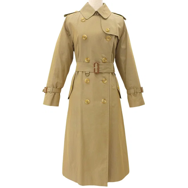 Burberry Nova Check Lining Trench Coat Beige in Beige from VINTAGE QOO TOKYO