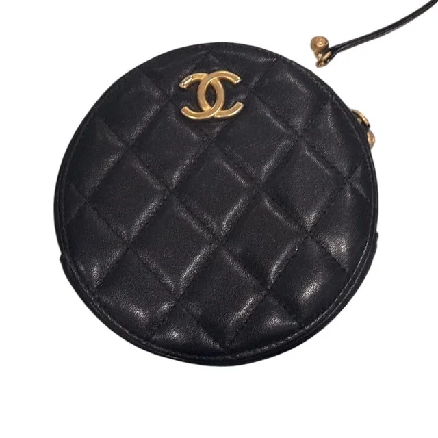 Chanel Black Round with Pearls in Black from Luxury Promise