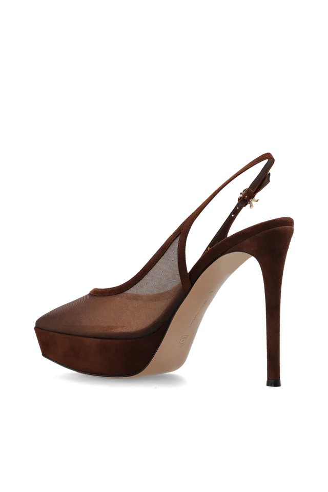 Gianvito Rossi Slingback Platform Heeled Pumps, photo 3 of 6 from SENSER