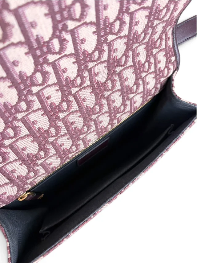 Dior Burgundy Oblique 30 Montaigne Flap in Burgundy Canvas from Season 2 Consign, photo 9 of 9