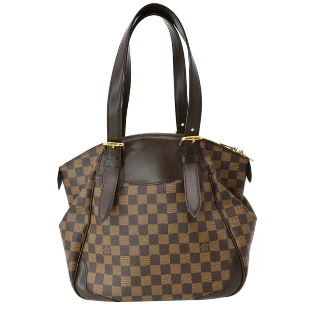 Louis Vuitton Verona MM Damier Ebene Shoulder Bag Brown in Brown Leather from Dallas Designer Handbags