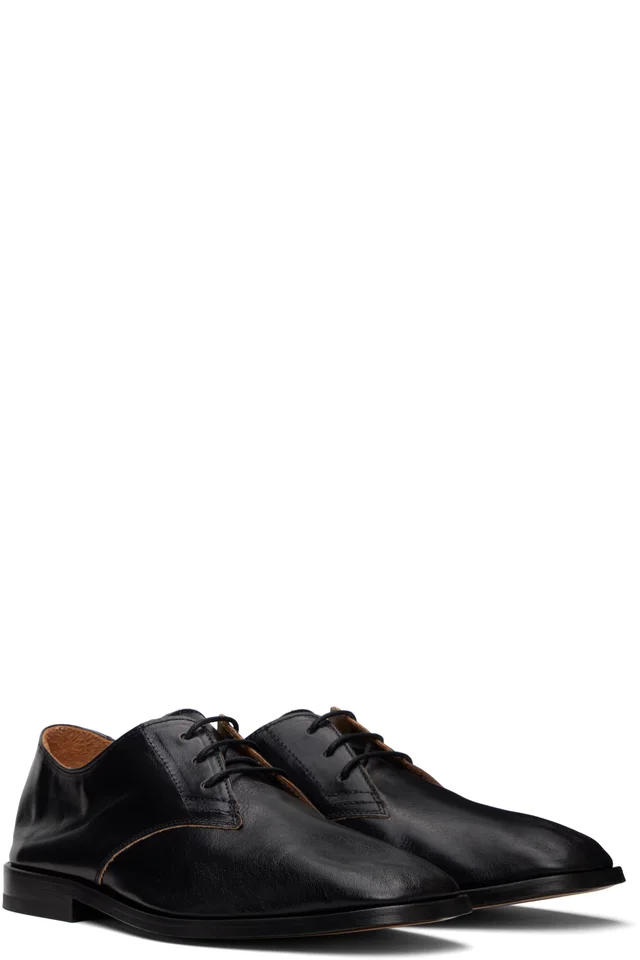 OUR LEGACY Black Collapsing Consultant Derbys, photo 4 of 5 from SSENSE