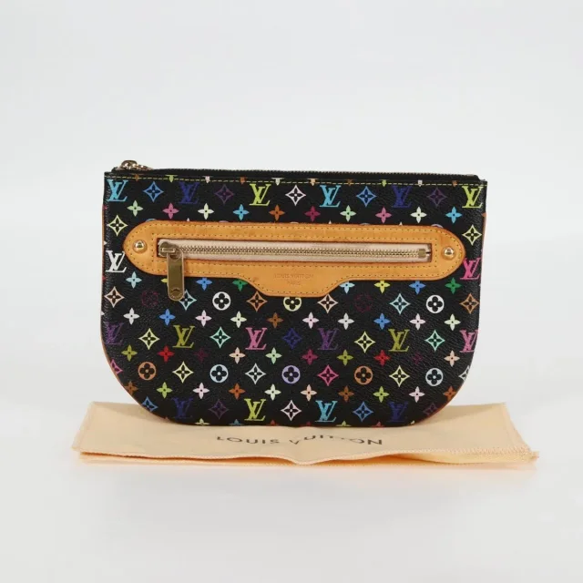 Louis Vuitton Pochette Gm Monogram Multicolor Multicolour Canvas Bag in Multicolor Canvas from HEWI, photo 13 of 21