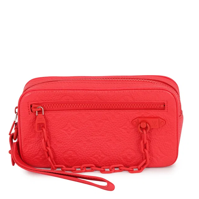 Louis Vuitton Pochette Volga RedM53555 Monogram・Taurillon from GALLERY RARE