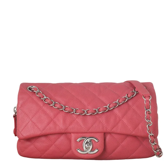 Chanel Casual Journey Flap Bag Medium in Caviar leather from Luxe.It.Fwd