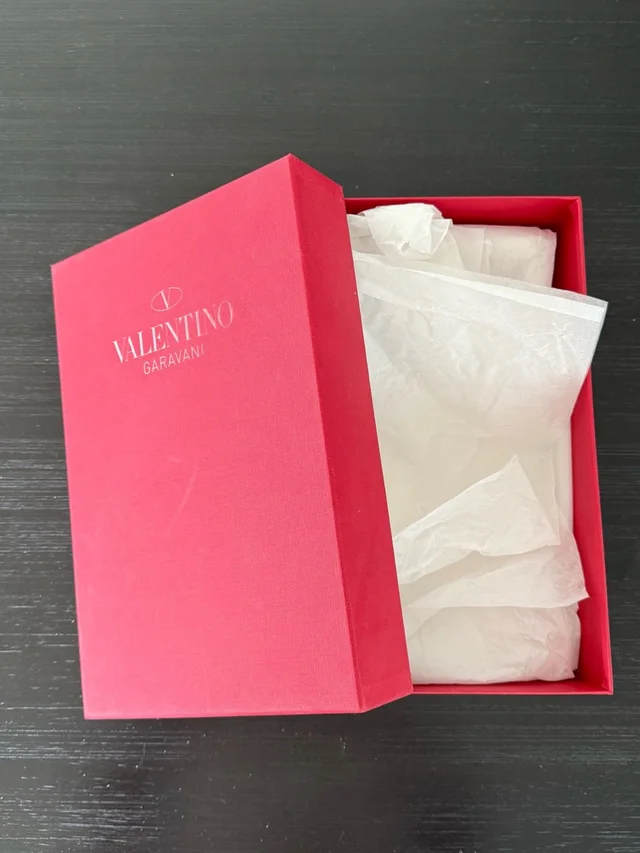 Valentino Garavani Red Logo Box in red|white from Poshmark