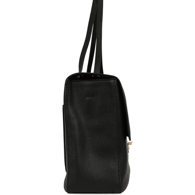 Chanel Maxi "Souplissimo" Large Flap Bag Black Grained Calfskin Gold Hardware in Black Caviar leather from Madison Avenue Couture, photo 2 of 2