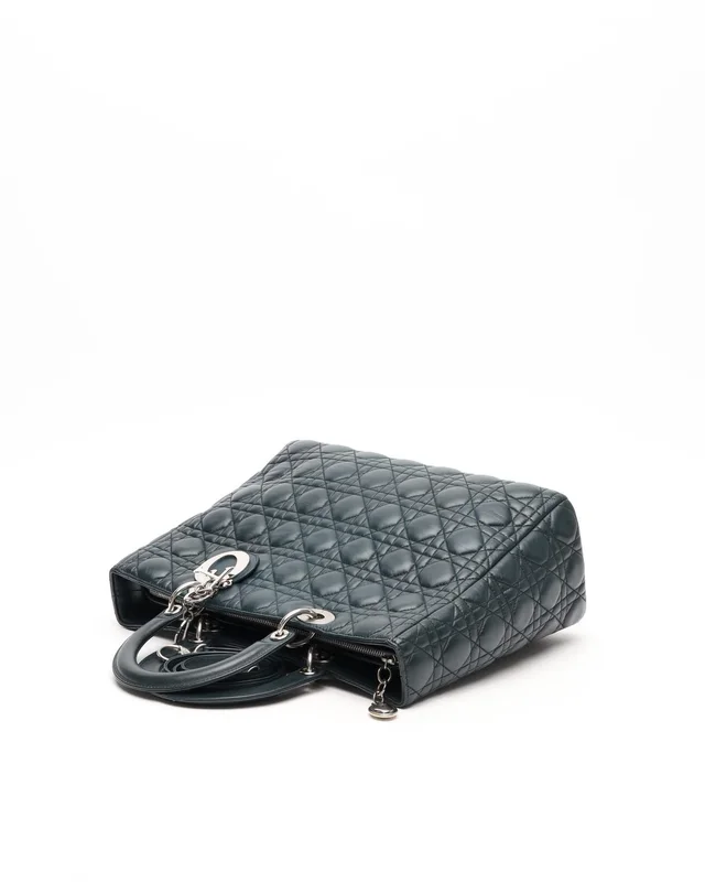 Large Lady Dior Bag in Leather from A Retro Tale, photo 4 of 12