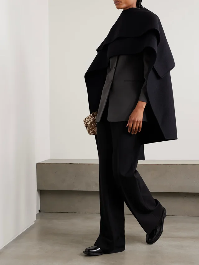 CALVIN KLEIN COLLECTION Etna wool wide-leg pants in Black, photo 2 of 2 from NET-A-PORTER (Canada)