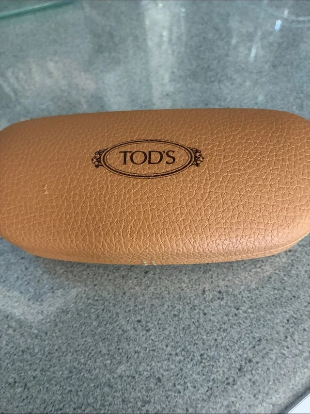 Tod's Cognac Pebbled Leather Sunglasses Case in brown|neutral Leather from Poshmark