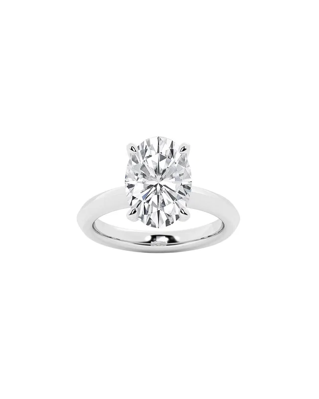 Lab Grown Diamonds 14K 4.00 ct. tw. Lab-Grown Diamond Solitaire Engagement Ring, image 1 of 1 from Rue La La