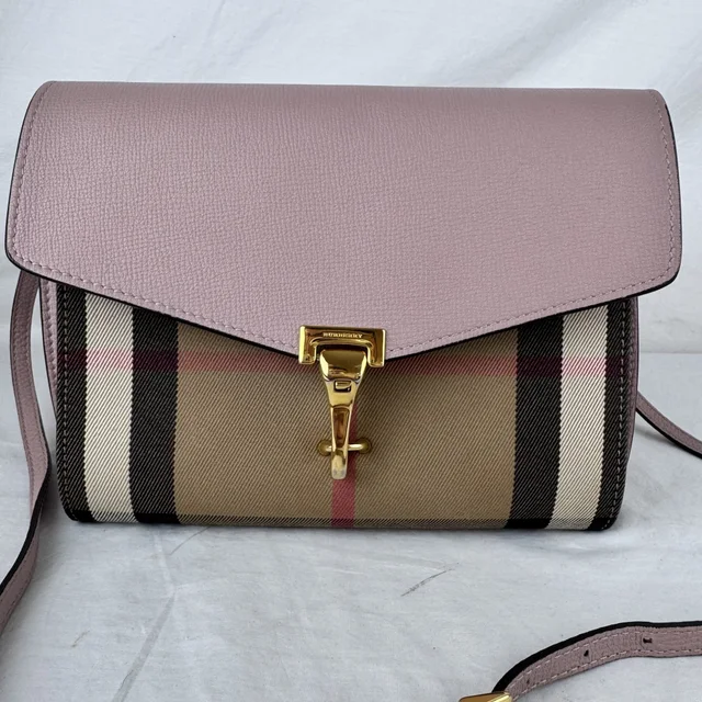 Burberry Small Macken Crossbody Bag in Canvas, derby leather, Metal from Reowned, photo 3 of 10