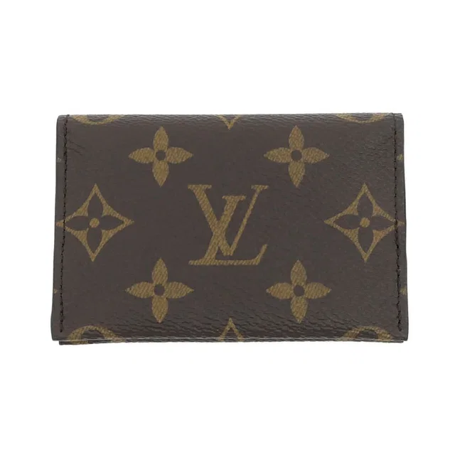 Louis Vuitton Card Case Holder Slim Monogram Pink Pearl Rose Red in Red Leather from The Reluxe