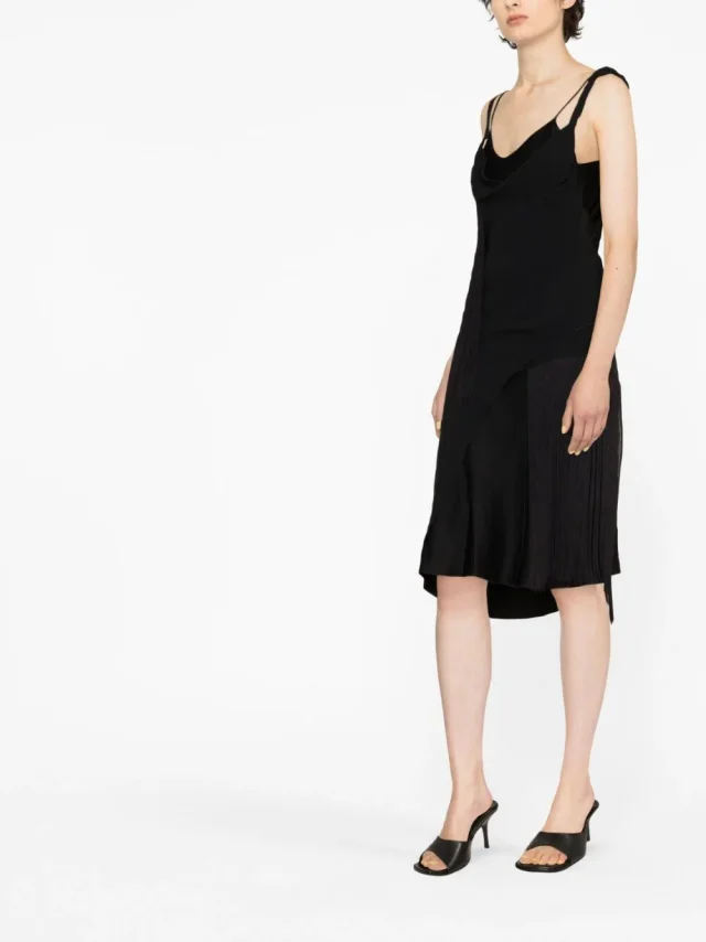 Victoria Beckham Asymmetric Fringe Mini Dress, photo 2 of 4 from Balardi