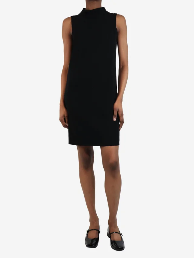 Max Mara Black sleeveless pocket dress in Black from Sign of the Times
