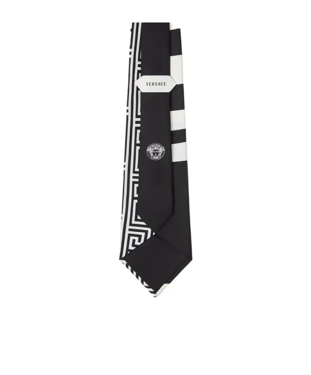 Versace printed silk twill tie, photo 2 of 3 from SENSER